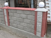 Крышки на забор купить Николаев Парапеты,  крышки бетонные для заборов 